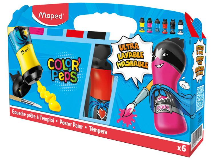 Picture of 0102-MAPED X6 POSTER PAINT-ULTRA LAVABLE WASHABLE